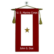 Custom Felt Gold Star Service Flag