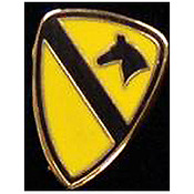 1st Cavalry Pin 3/4"