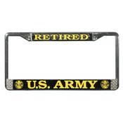 US Army Retired License Plate Frame