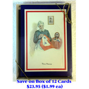 Box of 12 Patriotic Christmas Cards